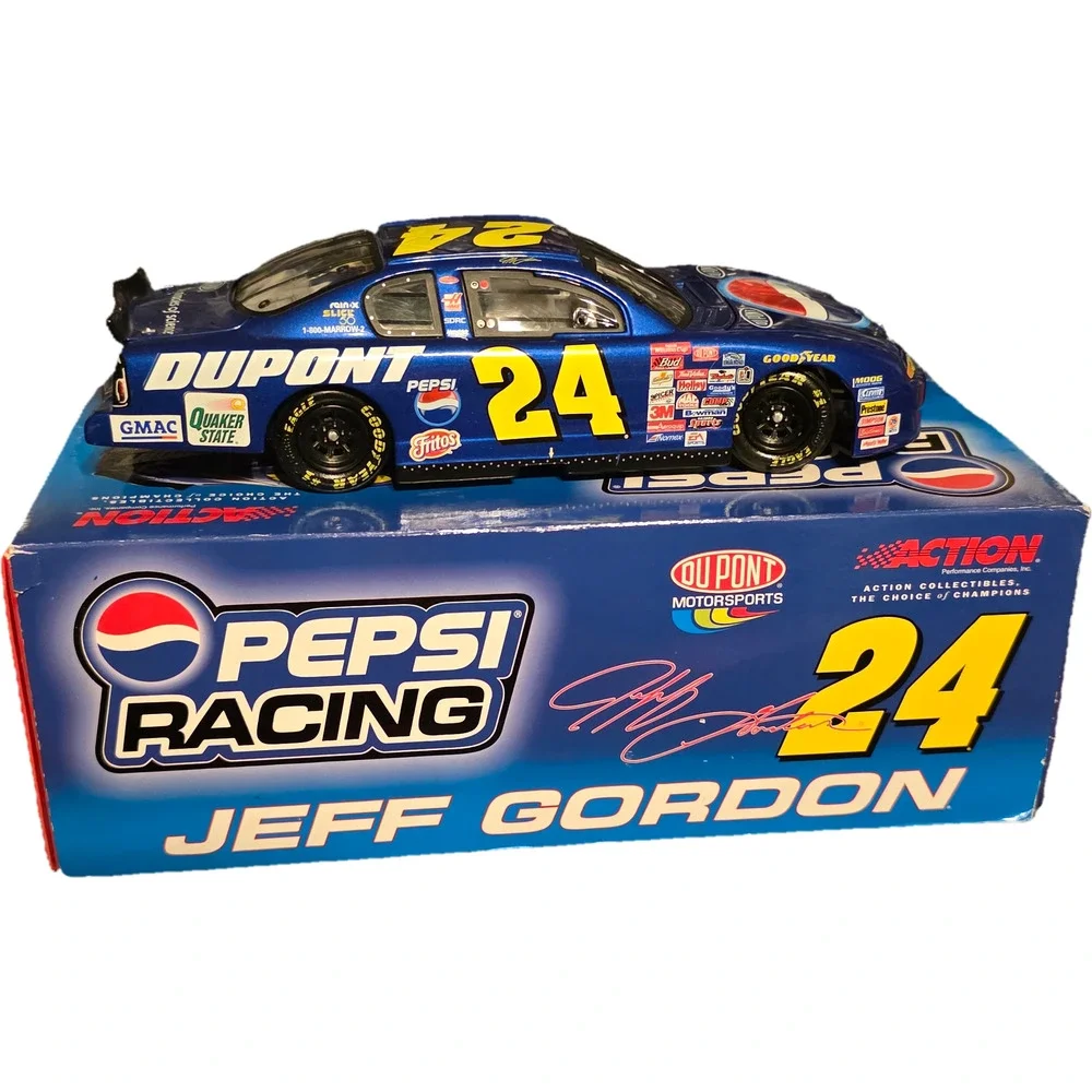 2001 Jeff Gordon #24 DuPont Pepsi Monte Carlo 1/24 Action QVC Exclusive Nascar